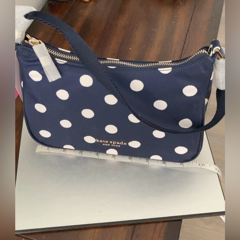 Kate Spade The Little Better Sam Sunshine Dot Small Should Bag NWT - Picture 10 of 12